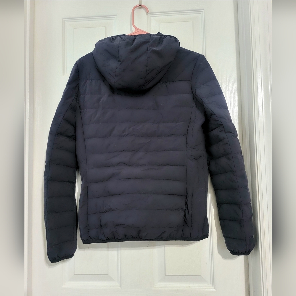 MK Zip Front Horizontal Quilt Packable Jacket - Small